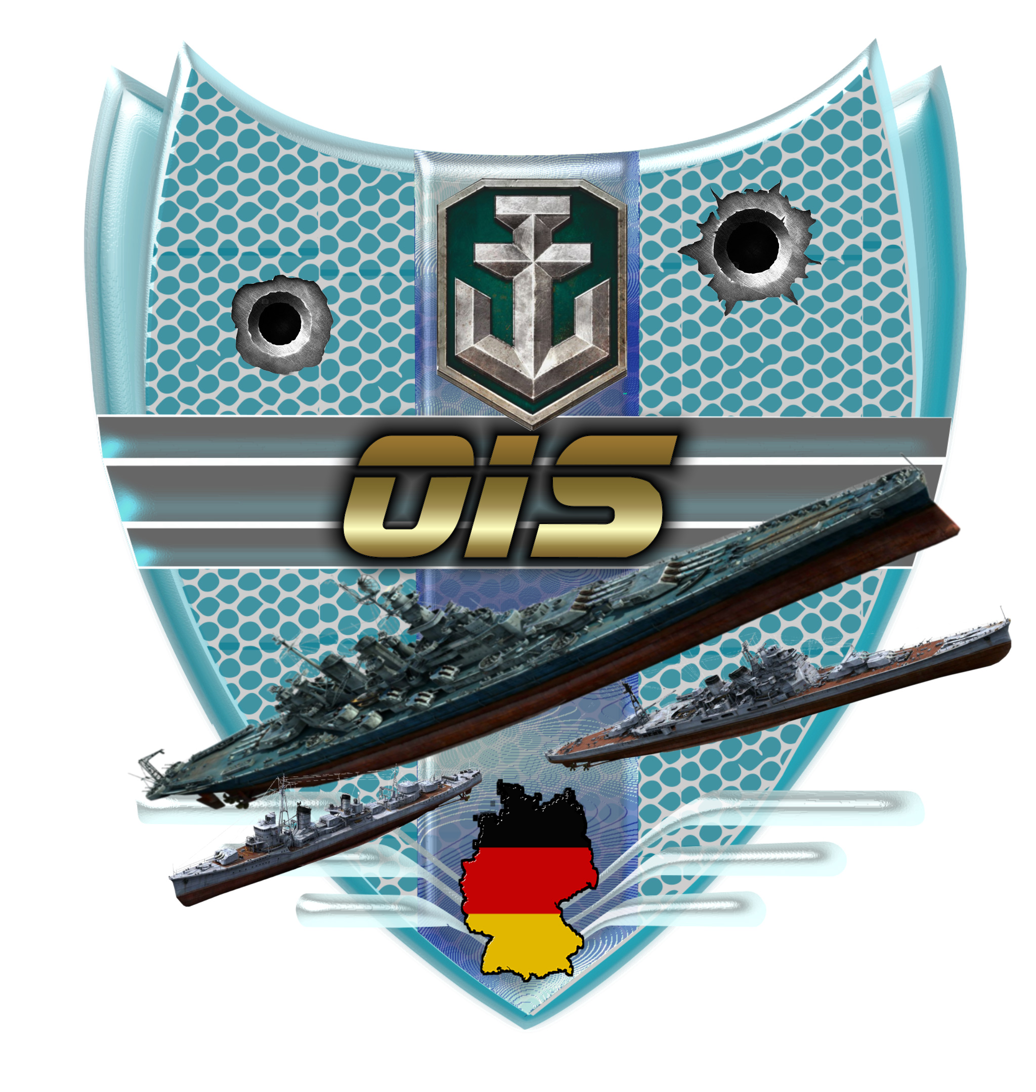 OIS logo 3schiffe